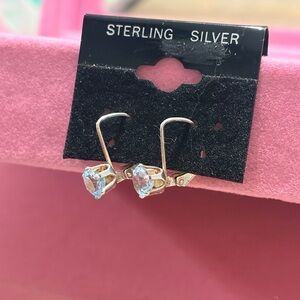 Sterling Silver aquamarine Earrings